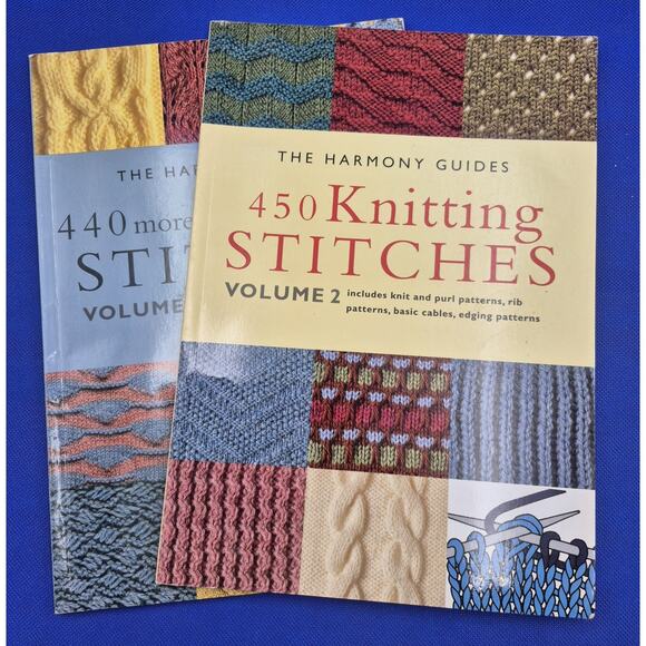 The Harmony Guides 450/440 Knitting Stitches 2 Volumes - Picture 15 of 15